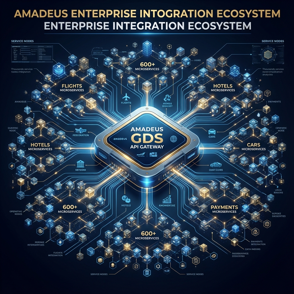 Firas Jday's Amadeus GDS Gateway: Enterprise Travel Data Orchestration project featuring Travel & Integration Systems development