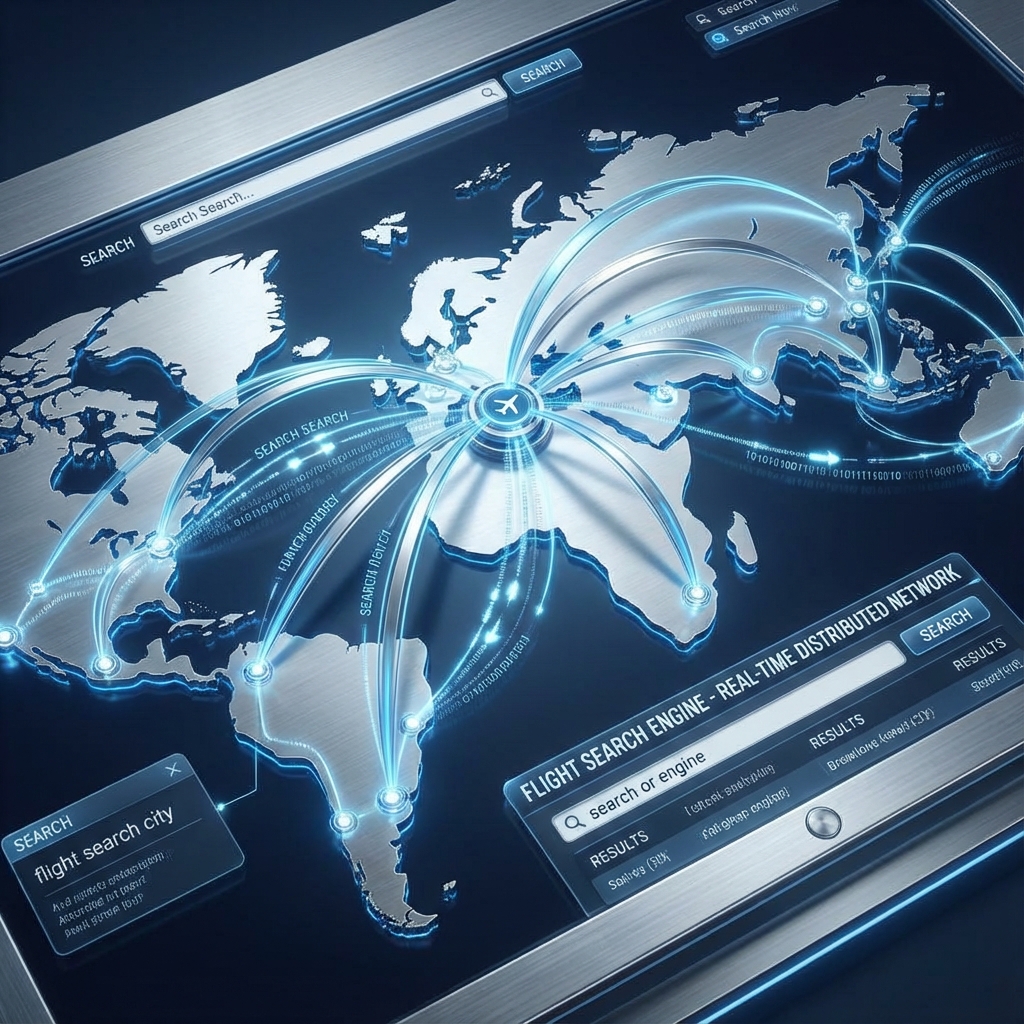 Firas Jday's Flight Search Engine: Multi-GDS Real-Time Booking Platform project featuring Travel & Backend Systems development