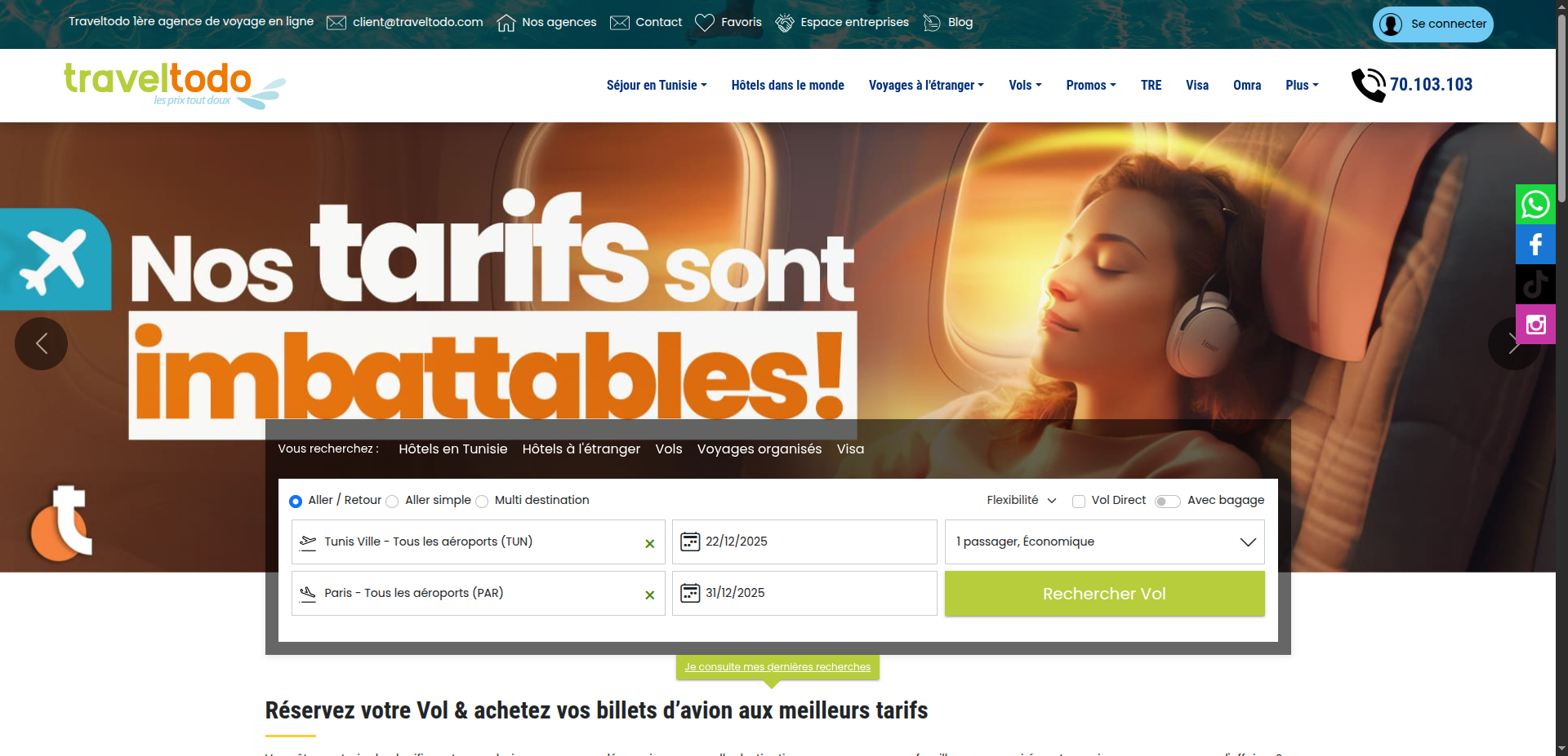 Firas Jday's Traveltodo Flights: Global Flight Booking Engine project featuring Travel & E-commerce development